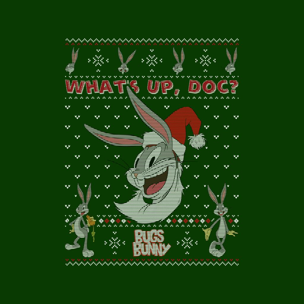 Looney Tunes Christmas Bugs Bunny What's Up Doc Women's T-Shirt-ALL + EVERY
