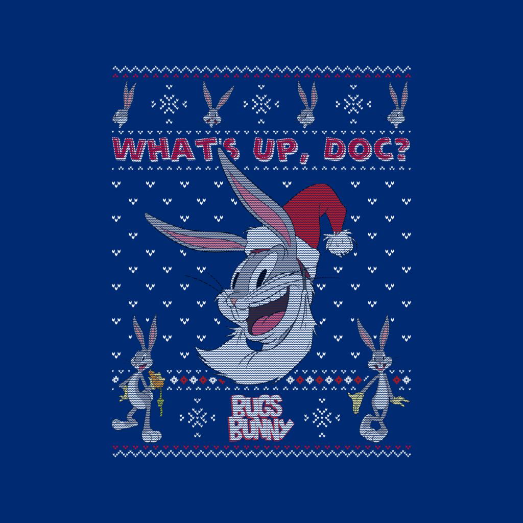 Looney Tunes Christmas Bugs Bunny What's Up Doc Men's T-Shirt-ALL + EVERY