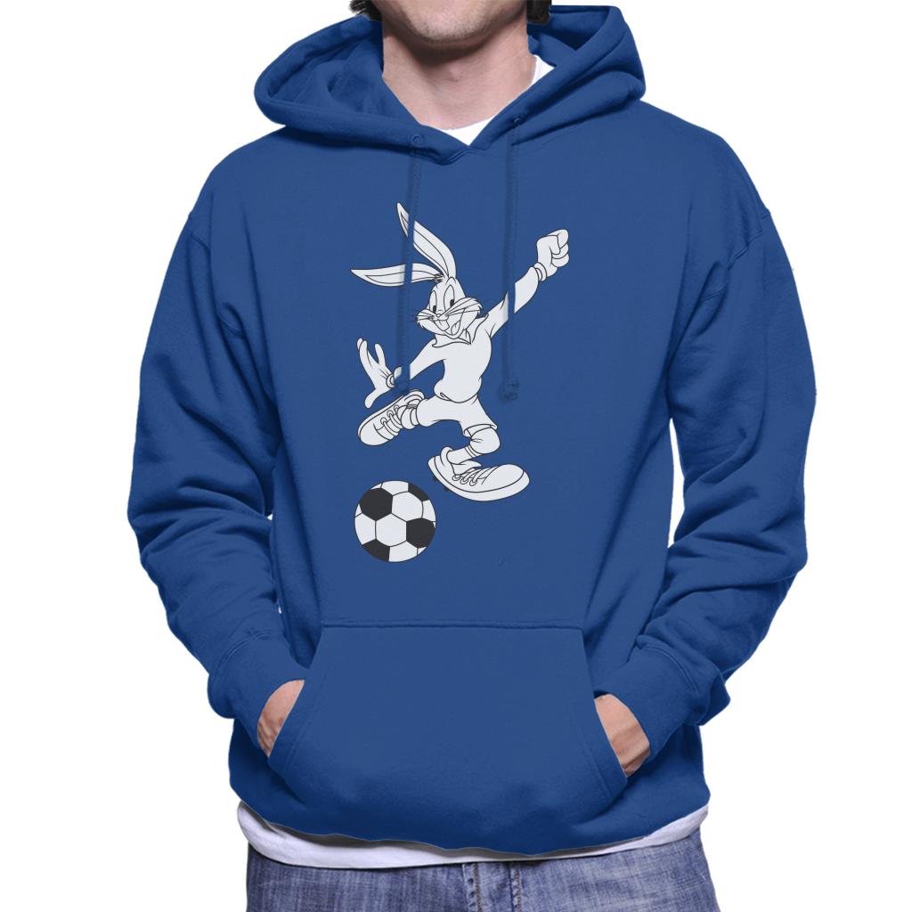 Looney Tunes Football Bugs Bunny Strike Men's Hooded Sweatshirt-ALL + EVERY