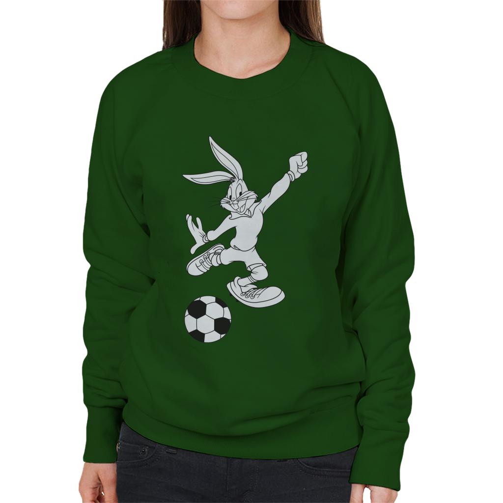 Looney Tunes Football Bugs Bunny Strike Women's Sweatshirt-ALL + EVERY