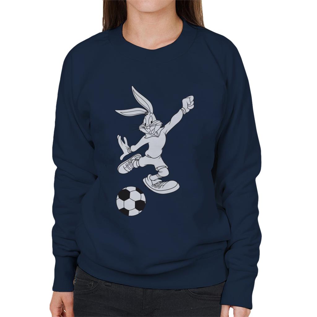 Looney Tunes Football Bugs Bunny Strike Women's Sweatshirt-ALL + EVERY