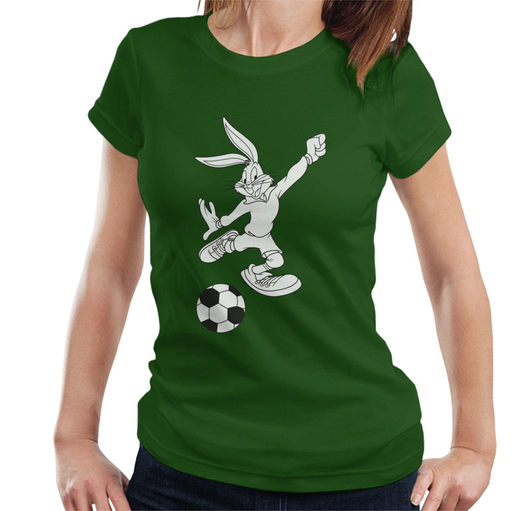 Looney Tunes Football Bugs Bunny Strike Women's T-Shirt-ALL + EVERY
