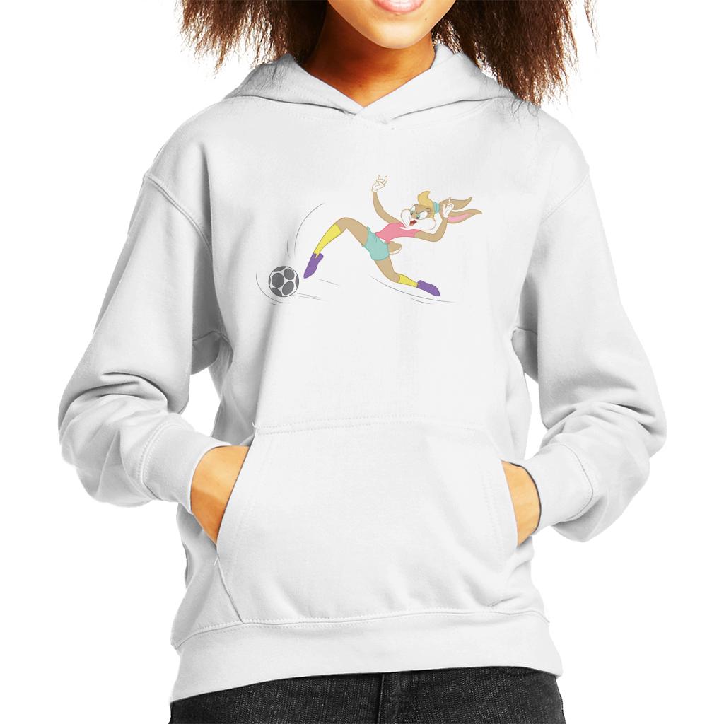 Looney Tunes Football Lola Bunny Pass Kid's Hooded Sweatshirt-ALL + EVERY