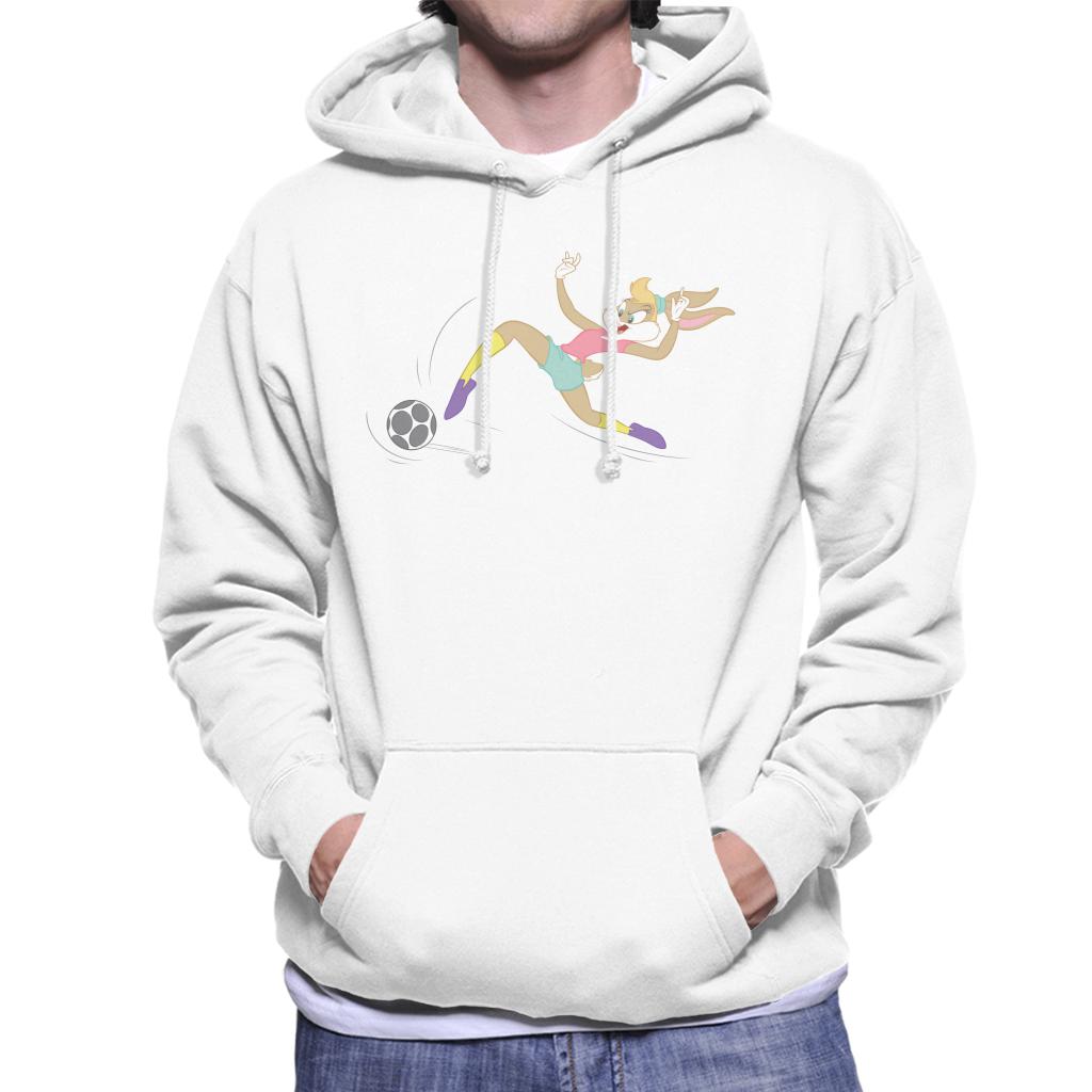 Looney Tunes Football Lola Bunny Pass Men's Hooded Sweatshirt-ALL + EVERY