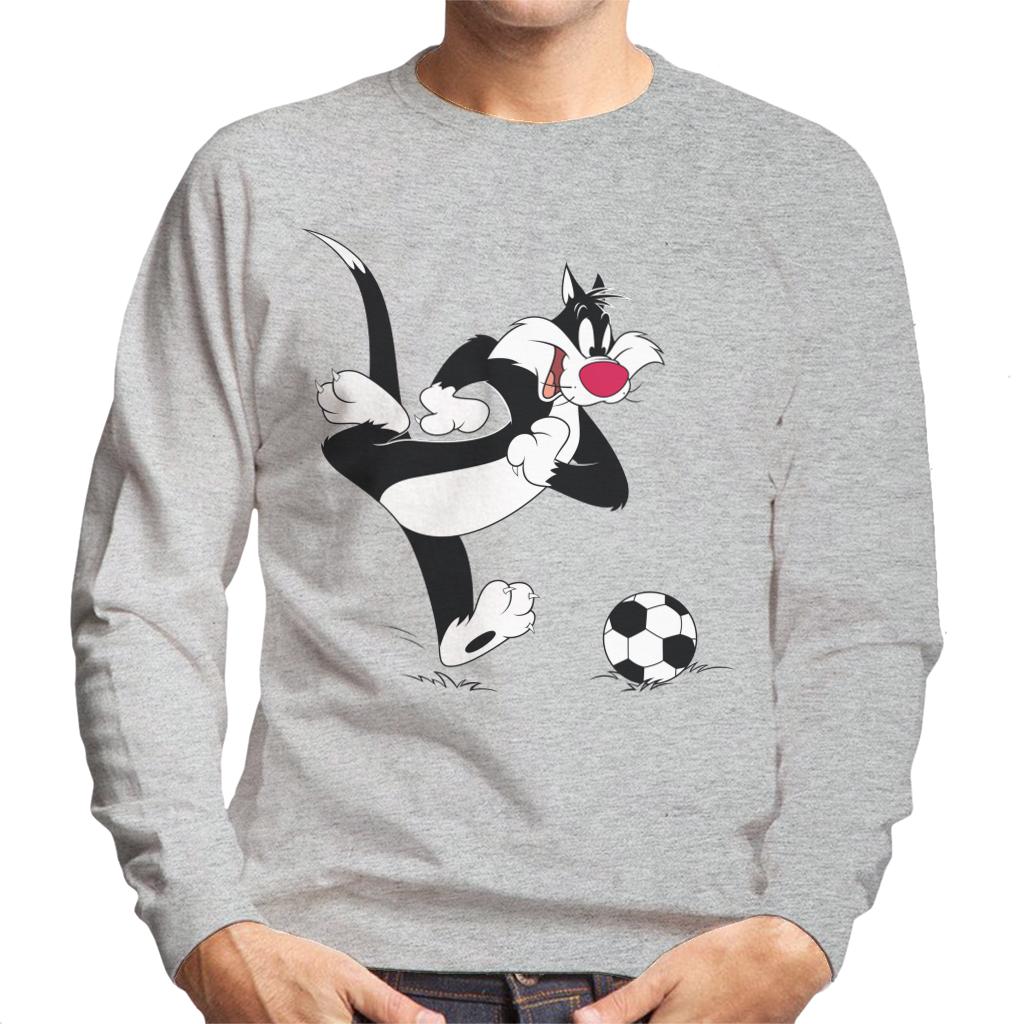 Looney Tunes Football Sylvester Dribble Men's Sweatshirt-ALL + EVERY