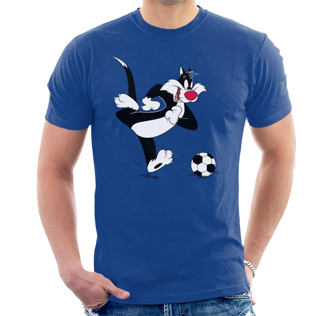 Looney Tunes Football Sylvester Dribble Men's T-Shirt-ALL + EVERY