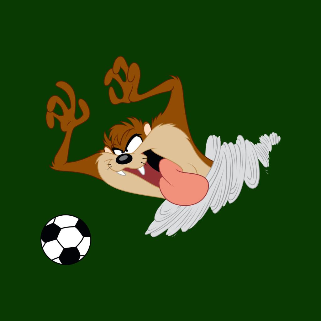 Looney Tunes Football Taz On The Pitch Kid's Sweatshirt-ALL + EVERY