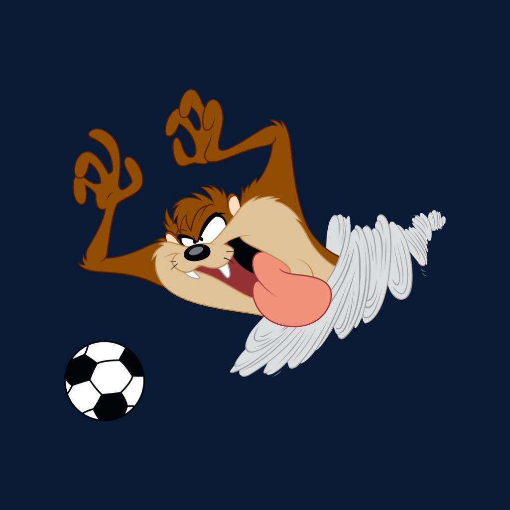 Looney Tunes Football Taz On The Pitch Men's Sweatshirt-ALL + EVERY