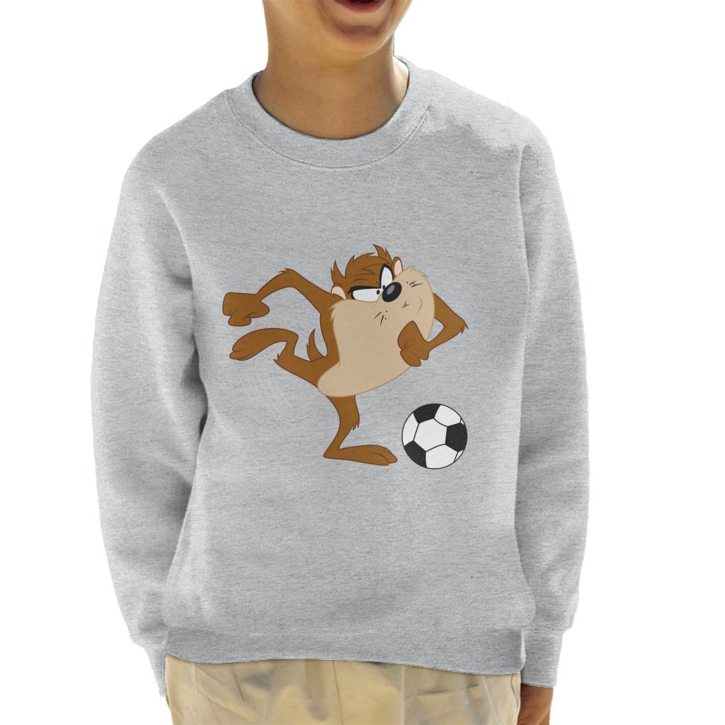 Looney Tunes Football Taz The Striker Kid's Sweatshirt-ALL + EVERY
