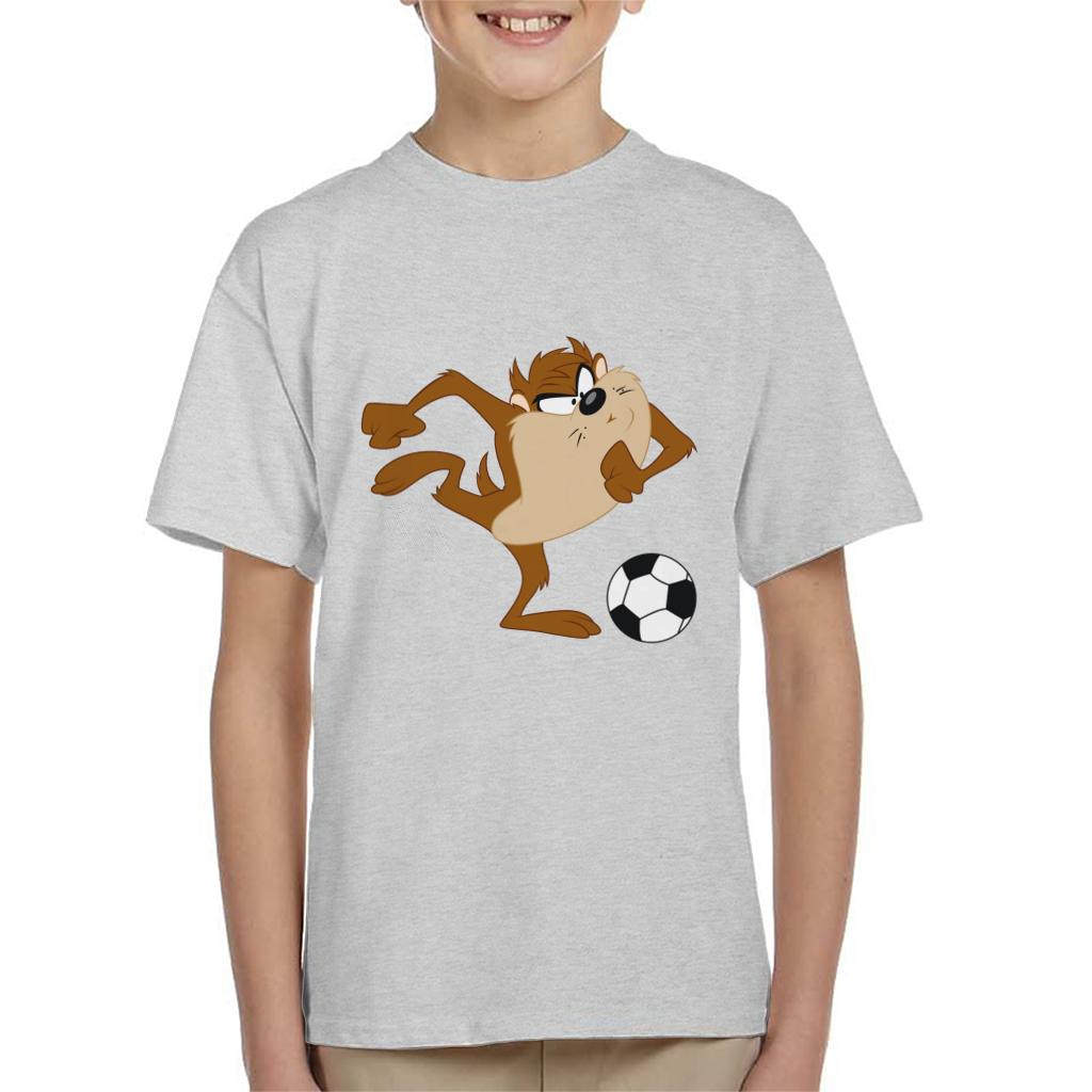 Looney Tunes Football Taz The Striker Kid's T-Shirt-ALL + EVERY