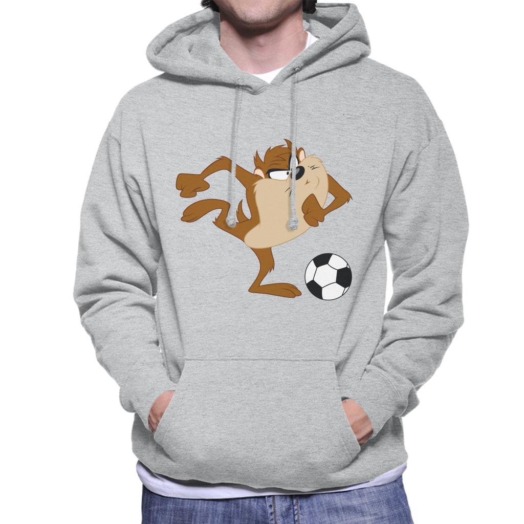 Looney Tunes Football Taz The Striker Men's Hooded Sweatshirt-ALL + EVERY