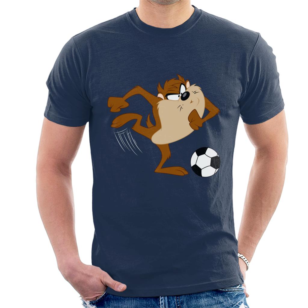 Looney Tunes Football Taz The Striker Men's T-Shirt-ALL + EVERY