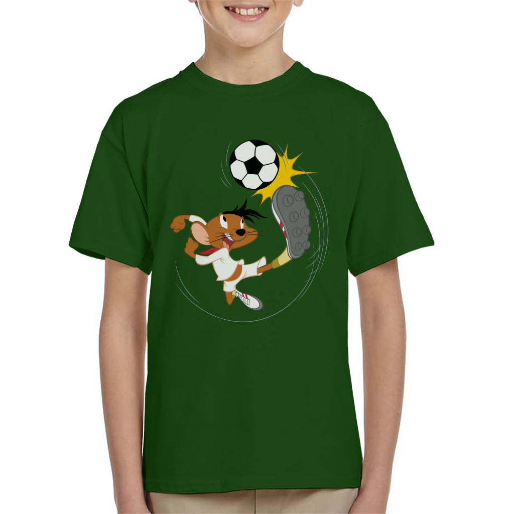 Looney Tunes Football Speedy Gonzales Kicking Ball Kid's T-Shirt-ALL + EVERY