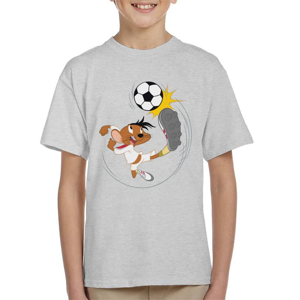 Looney Tunes Football Speedy Gonzales Kicking Ball Kid's T-Shirt-ALL + EVERY