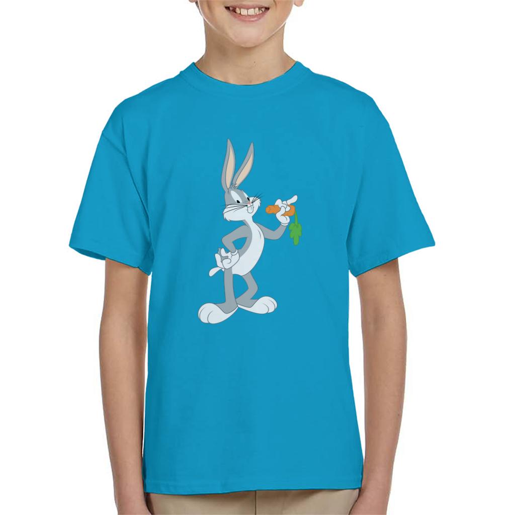 Looney Tunes Bugs Bunny Eating A Carrot Kid's T-Shirt-ALL + EVERY