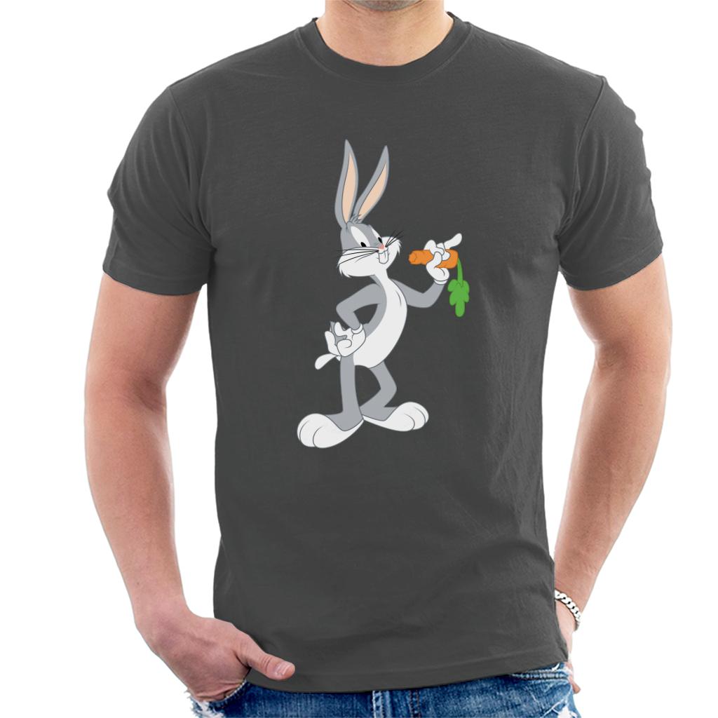 Looney Tunes Bugs Bunny Eating A Carrot Men's T-Shirt-ALL + EVERY