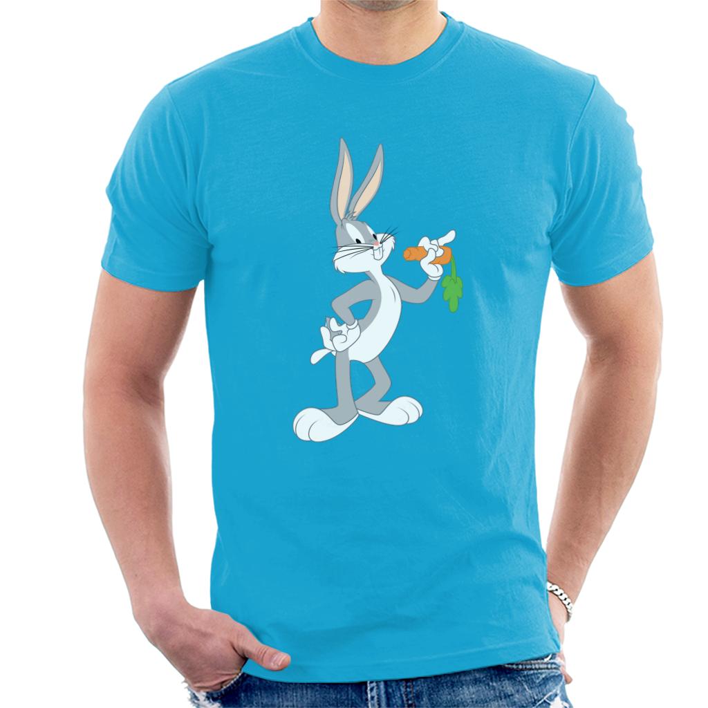 Looney Tunes Bugs Bunny Eating A Carrot Men's T-Shirt-ALL + EVERY