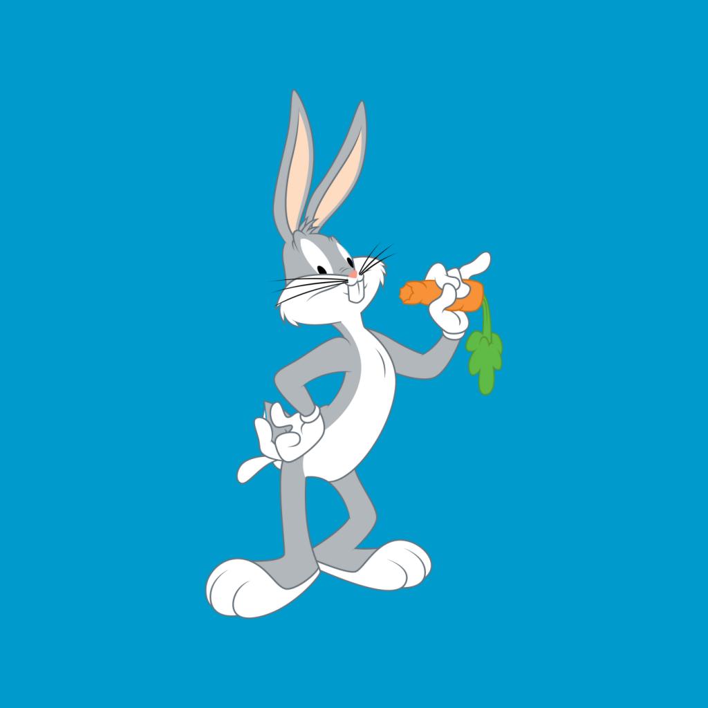 Looney Tunes Bugs Bunny Eating A Carrot Women's T-Shirt-ALL + EVERY