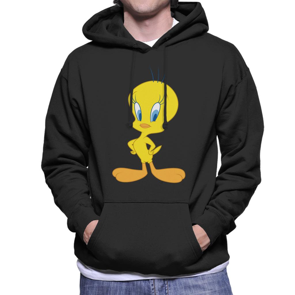 Looney Tunes Tweety Pie Men's Hooded Sweatshirt-ALL + EVERY