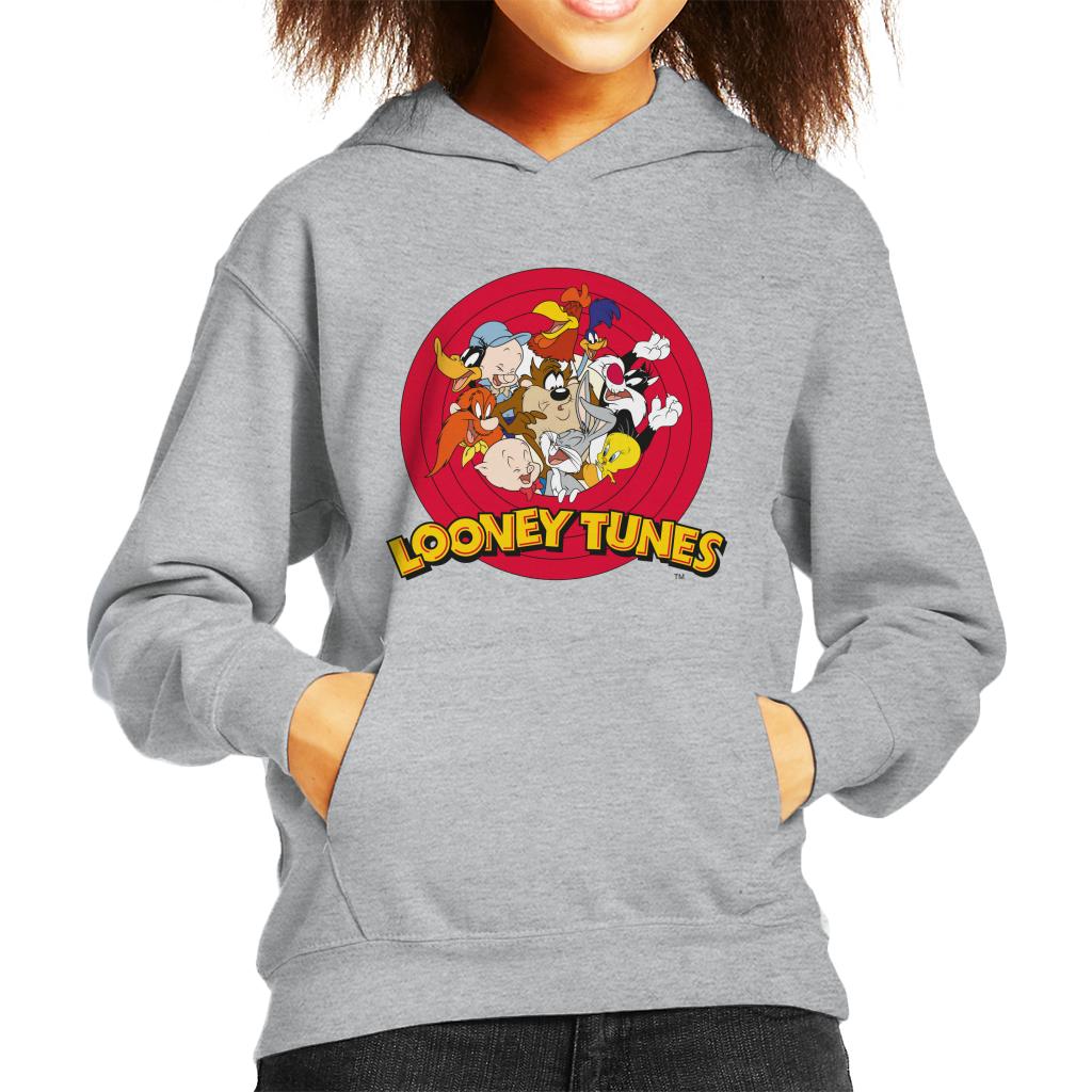 Looney Tunes Opening Scene Characters Kid's Hooded Sweatshirt-ALL + EVERY