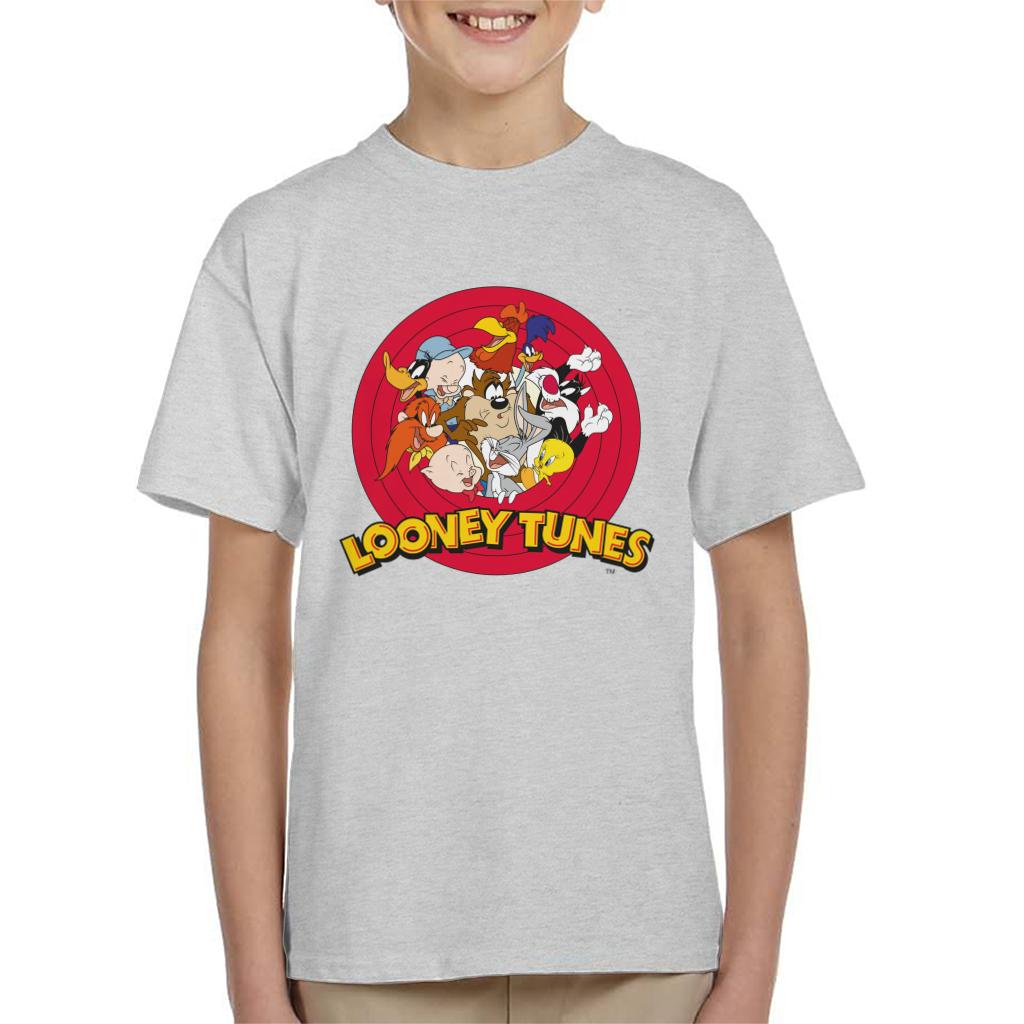 Looney Tunes Opening Scene Characters Kid's T-Shirt-ALL + EVERY