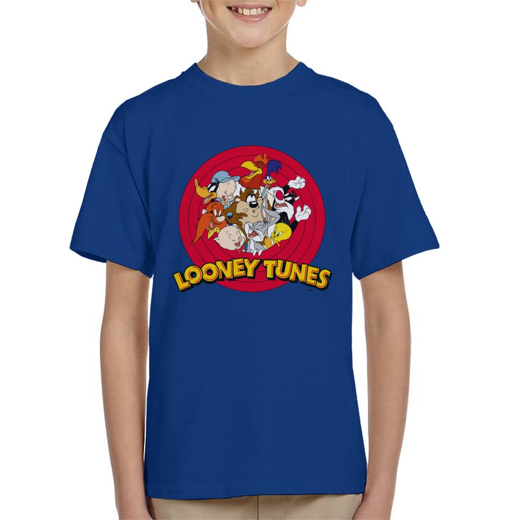 Looney Tunes Opening Scene Characters Kid's T-Shirt-ALL + EVERY