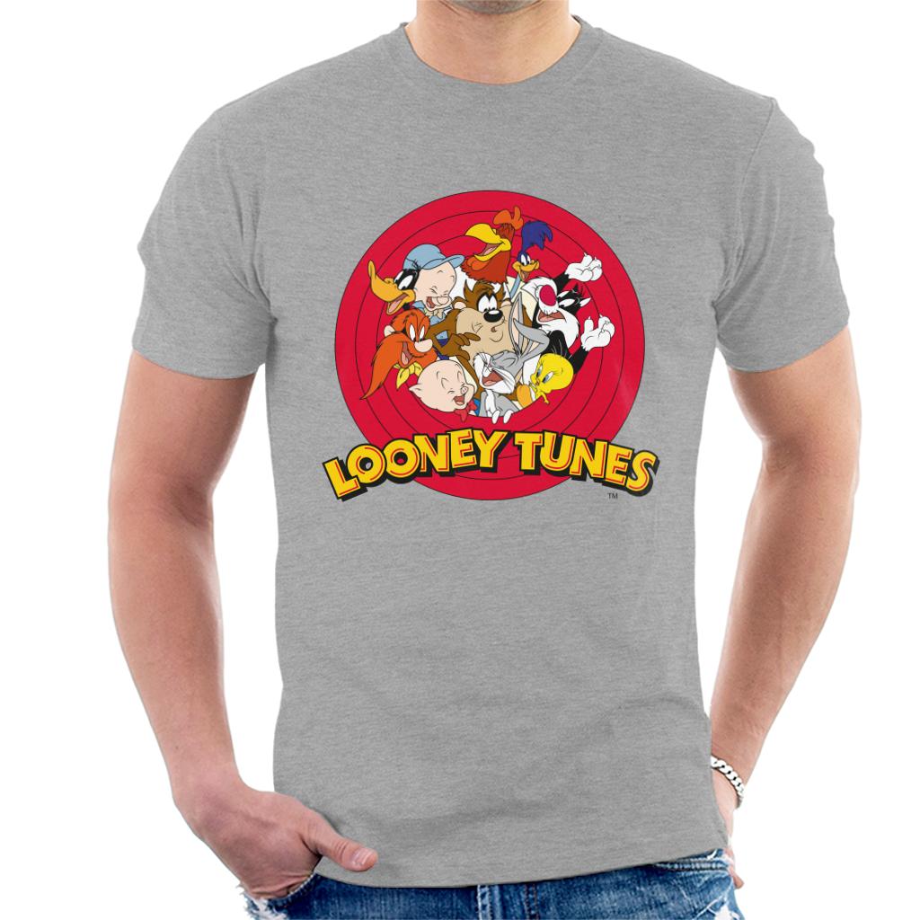 Looney Tunes Opening Scene Characters Men's T-Shirt-ALL + EVERY