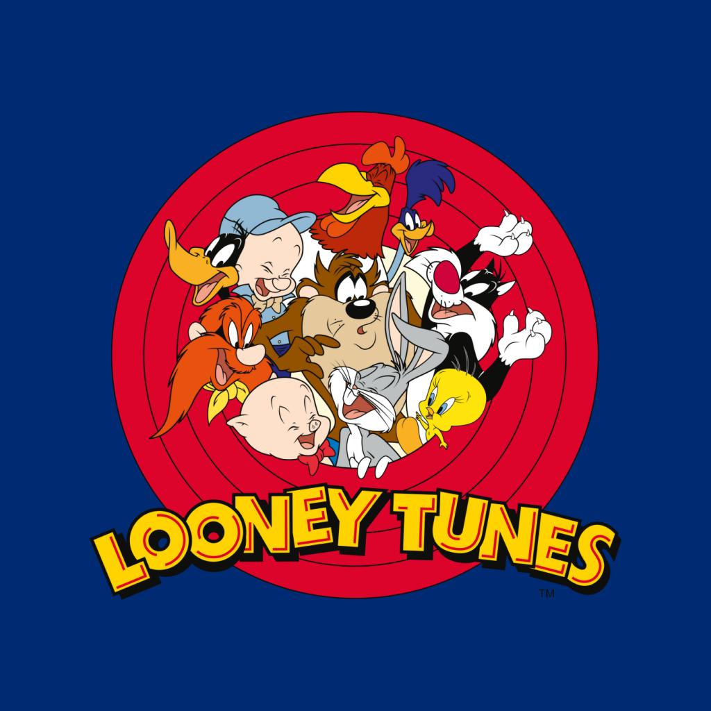 Looney Tunes Opening Scene Characters Men's T-Shirt-ALL + EVERY