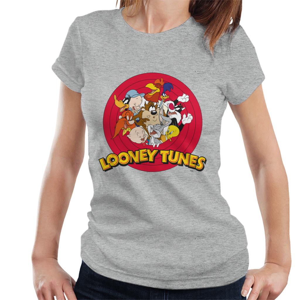 Looney Tunes Opening Scene Characters Women's T-Shirt-ALL + EVERY