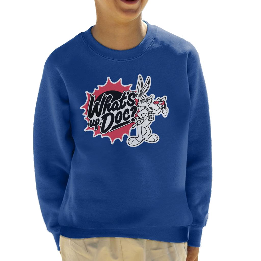 Looney Tunes Whats Up Doc Bugs Bunny Retro Kid's Sweatshirt-ALL + EVERY