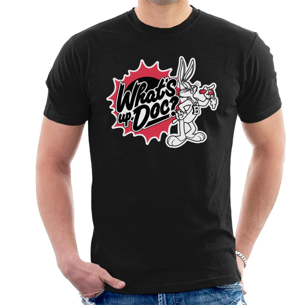 Looney Tunes Whats Up Doc Bugs Bunny Retro Men's T-Shirt-ALL + EVERY