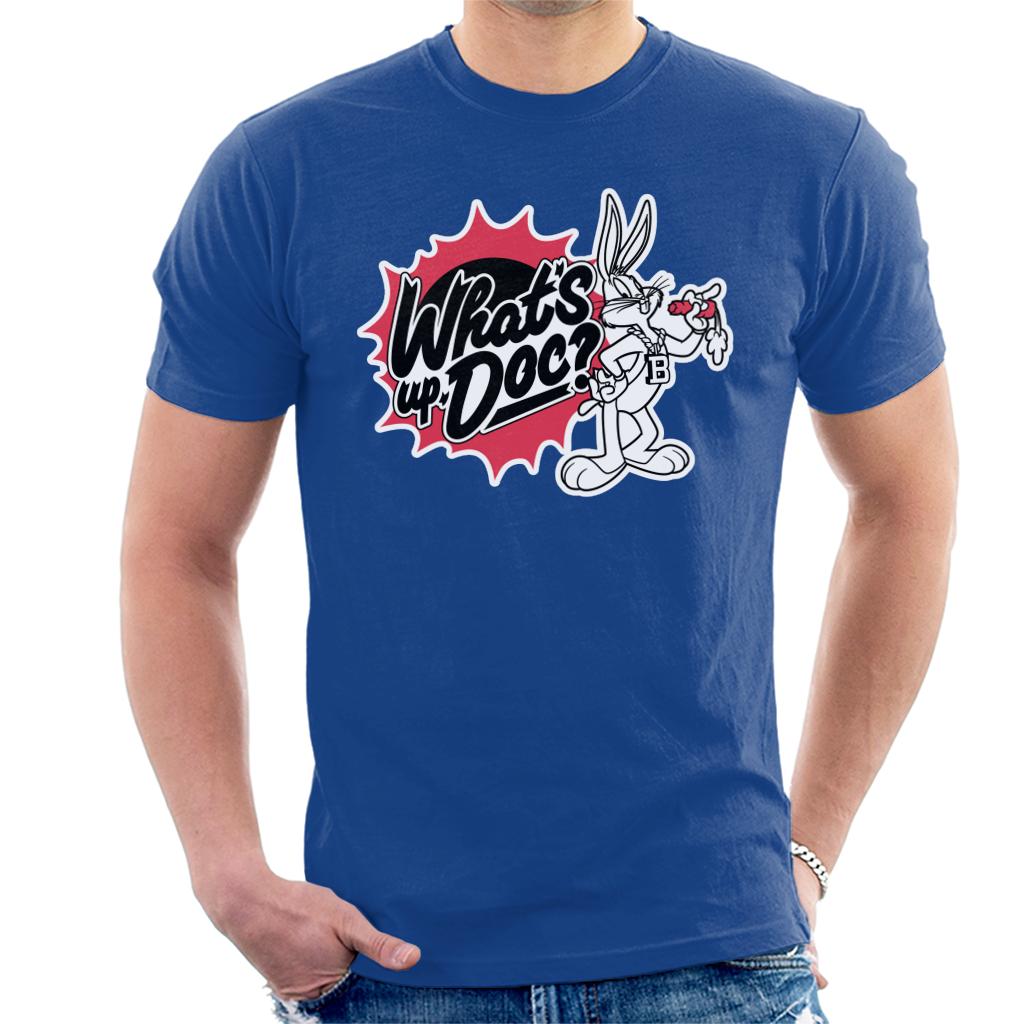 Looney Tunes Whats Up Doc Bugs Bunny Retro Men's T-Shirt-ALL + EVERY