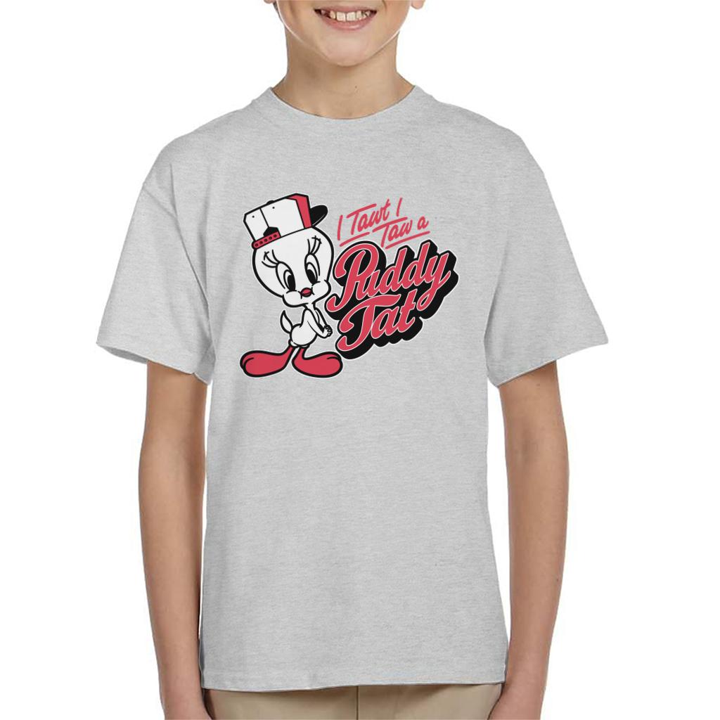 Looney Tunes Tweety Baseball Puddy Tat Kid's T-Shirt-ALL + EVERY