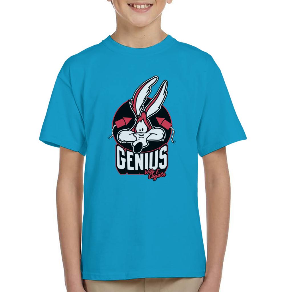 Looney Tunes Wile E Coyote Genius Rockets Kid's T-Shirt-ALL + EVERY