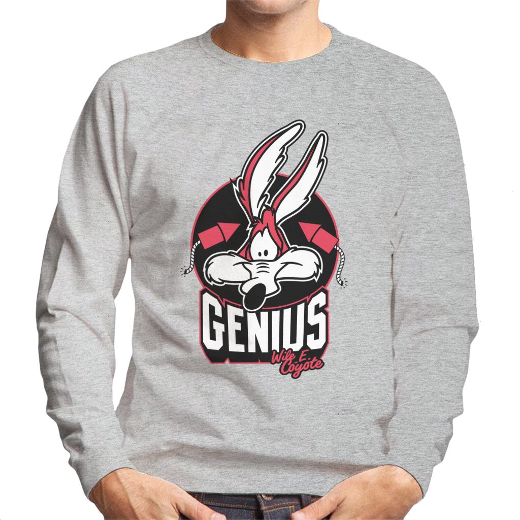 Looney Tunes Wile E Coyote Genius Rockets Men's Sweatshirt-ALL + EVERY