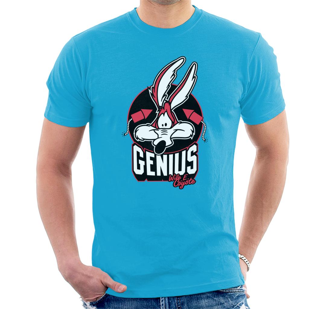 Looney Tunes Wile E Coyote Genius Rockets Men's T-Shirt-ALL + EVERY