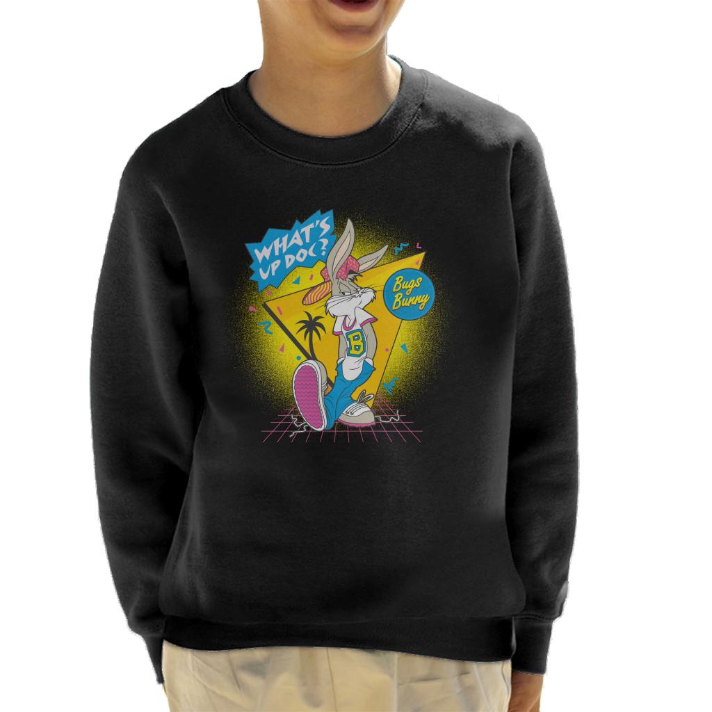 Looney Tunes Retrowave Bugs Bunny Kid's Sweatshirt-ALL + EVERY