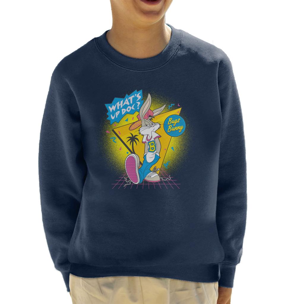 Looney Tunes Retrowave Bugs Bunny Kid's Sweatshirt-ALL + EVERY