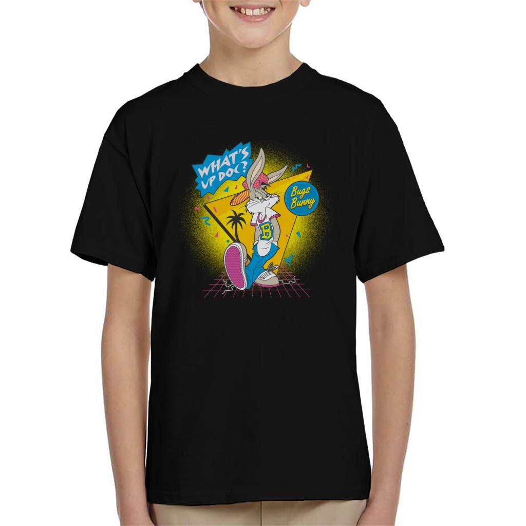 Looney Tunes Retrowave Bugs Bunny Kid's T-Shirt-ALL + EVERY