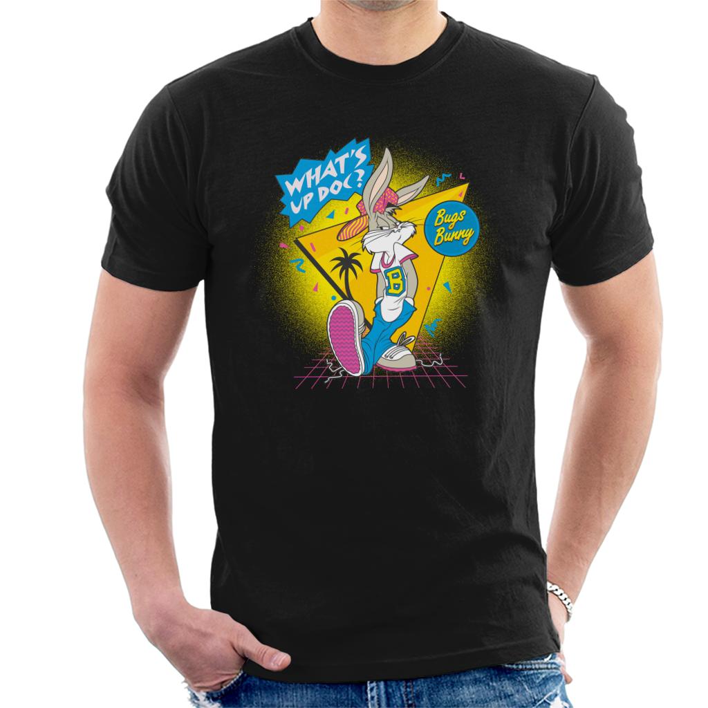 Looney Tunes Retrowave Bugs Bunny Men's T-Shirt-ALL + EVERY