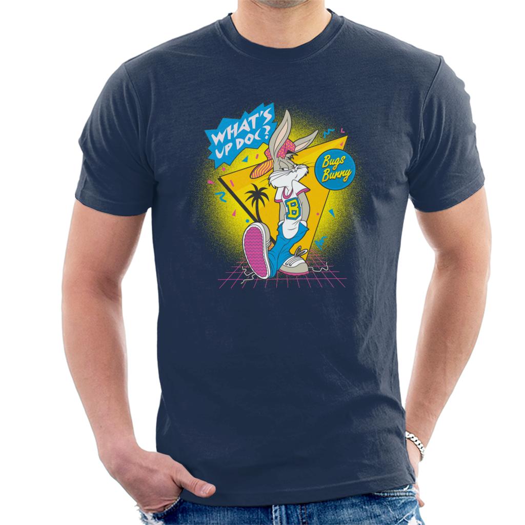 Looney Tunes Retrowave Bugs Bunny Men's T-Shirt-ALL + EVERY