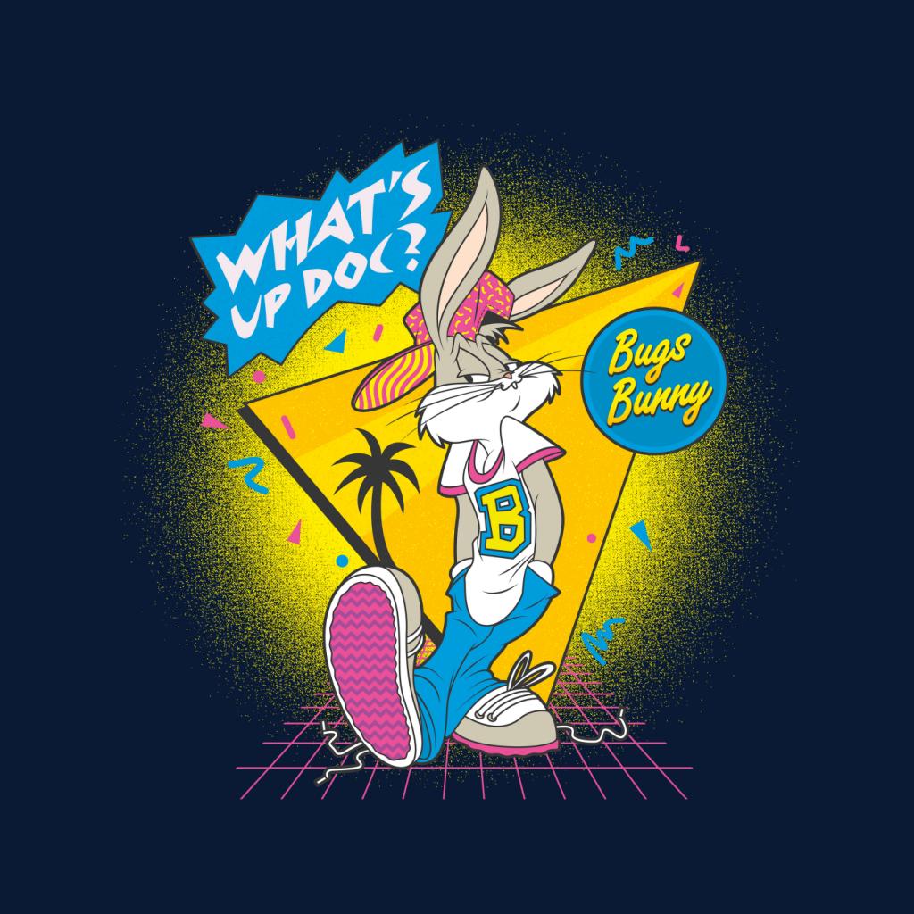 Looney Tunes Retrowave Bugs Bunny Women's Sweatshirt-ALL + EVERY