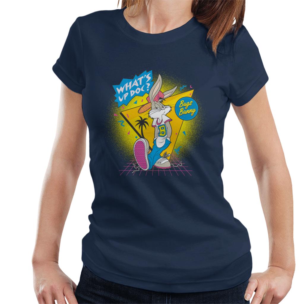 Looney Tunes Retrowave Bugs Bunny Women's T-Shirt-ALL + EVERY