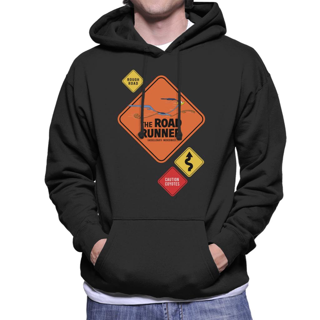 Looney Tunes The Road Runner Signs Men's Hooded Sweatshirt-ALL + EVERY