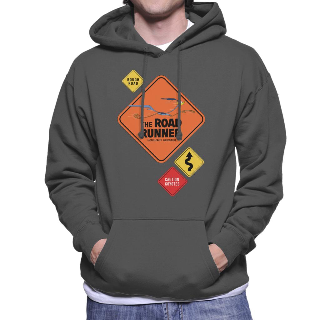 Looney Tunes The Road Runner Signs Men's Hooded Sweatshirt-ALL + EVERY