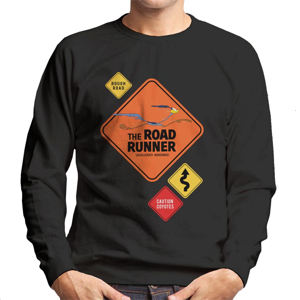 Looney Tunes The Road Runner Signs Men's Sweatshirt-ALL + EVERY