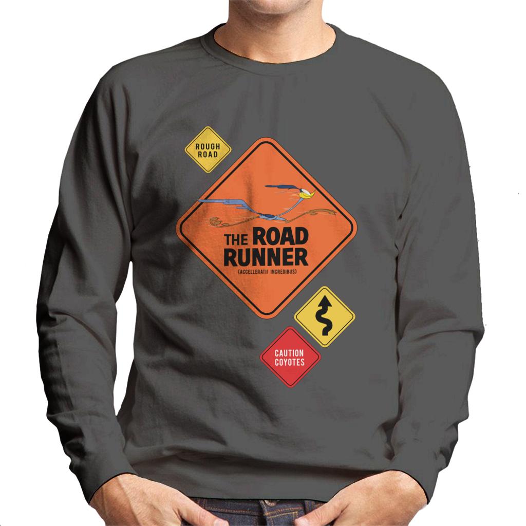 Looney Tunes The Road Runner Signs Men's Sweatshirt-ALL + EVERY