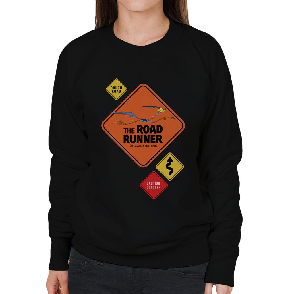 Looney Tunes The Road Runner Signs Women's Sweatshirt-ALL + EVERY