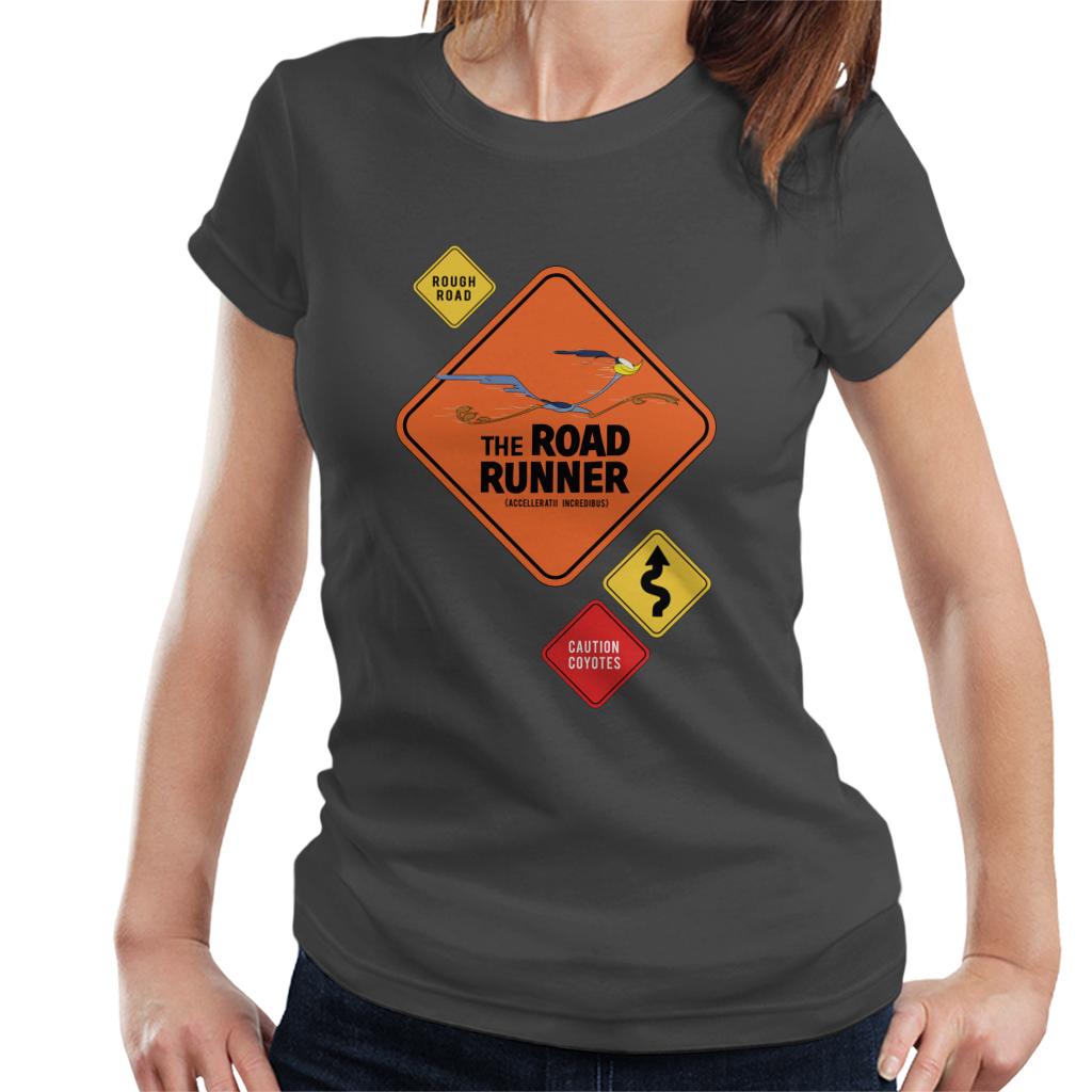 Looney Tunes The Road Runner Signs Women's T-Shirt-ALL + EVERY