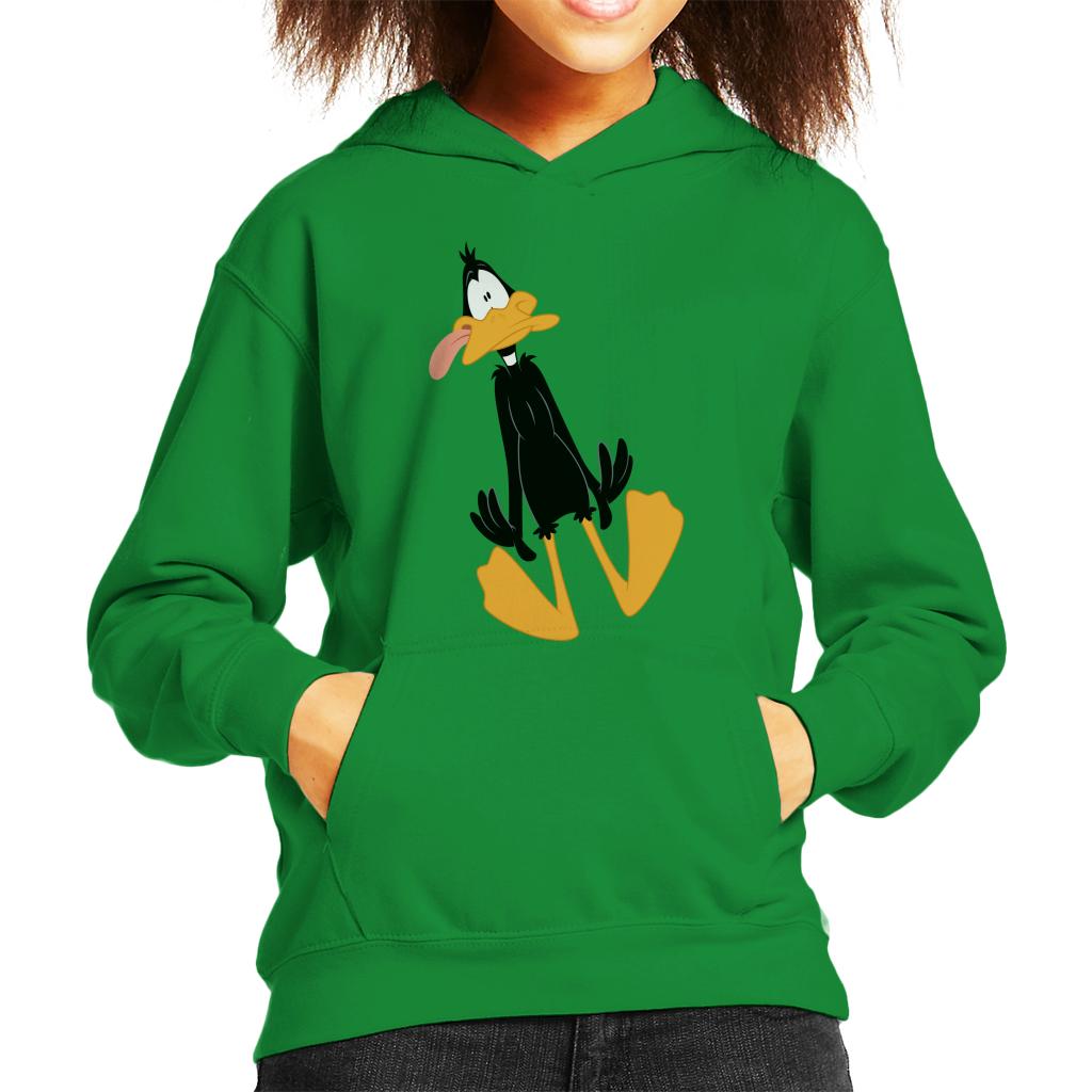 Looney Tunes Daffy Duck Dumbstruck Kid's Hooded Sweatshirt-ALL + EVERY